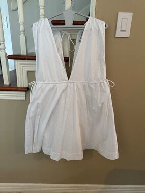 Abercrombie & Fitch White Tie-Back Dress